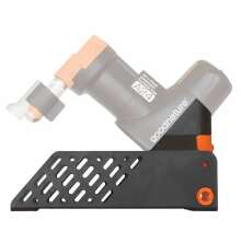 Genomgngshllare fr A24-flla frn Goodnature, svart med orange detaljer och perforerad bottenplatta