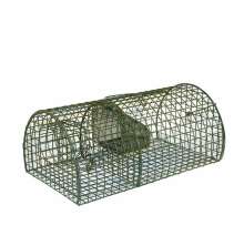 Grn metallbur i nt fr att fnga rttor