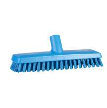Bl skurborste frn Vikan fr rengring av stall, golv och vggar inom lantbruk och mejeri