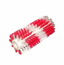 Borstvals i rd och vit nylon till Lely mjlkrobot, fr effektiv rengring och underhll inom lantbruk.