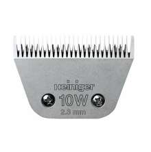 Klipphuvud Heiniger 10W i rostfritt stl, 2,3 mm klipplngd, kompatibelt med Saphir och Opal klippmaskiner.