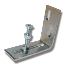 Henderson v�ggstyrkonsol 31EB f�r enkel port i galvaniserat st�l med M10 x 90 bult f�r U40 styrskena och 1" r�r