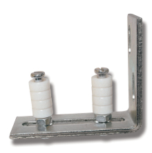 Henderson styrrulle enkel 31S i galvaniserat st�l med justerbara nylonrullar upp till 75 mm f�r skjutport