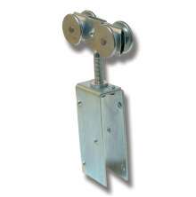 Henderson h�ngrulle 53A/S 301 med dubbla st�lhjul och justerbart f�ste i galvaniserat st�l f�r skjutport