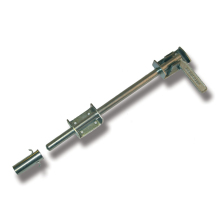 Henderson Skjutregel 994/380 i f�rzinkat st�l med handtag, 380 mm l�ng regelst�ng, monteringsf�ste och medf�ljande ingjutningshylsa.