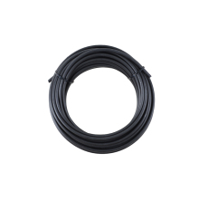 Isolerr�r f�r elst�ngsel i svart plast, anv�nds vid h�rnstolpar f�r s�ker str�ckning och isolering av ledare.