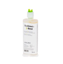 Vit dubbelpatron med Technovit 2-Bond, ett tv�komponentslim f�r kl�vbehandling, 190 ml.