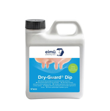 Eim� Dry-Guard Dip, 1 liter, i gr� plastflaska med handtag och svart skruvkork.